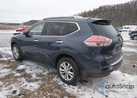 2014 Nissan Rogue S/Sl/Sv z USA, uszkodzony, nr VIN 5N1AT2MV6EC863920